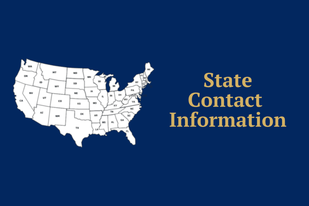 State Contact Information Graphic