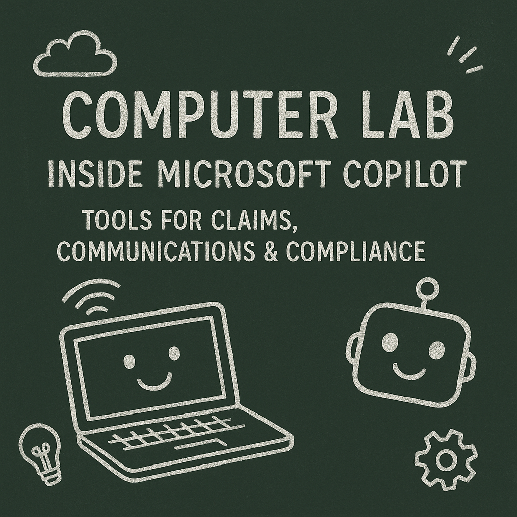 Computer Lab: Inside Microsoft Copilot – Tools for Claims, Communication & Compliance  