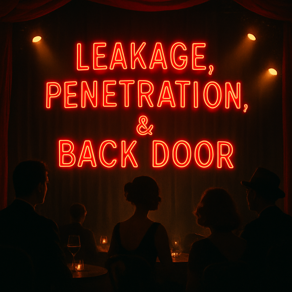 Leakage, Penetration, & Back Door: The Dirty Words of Comp