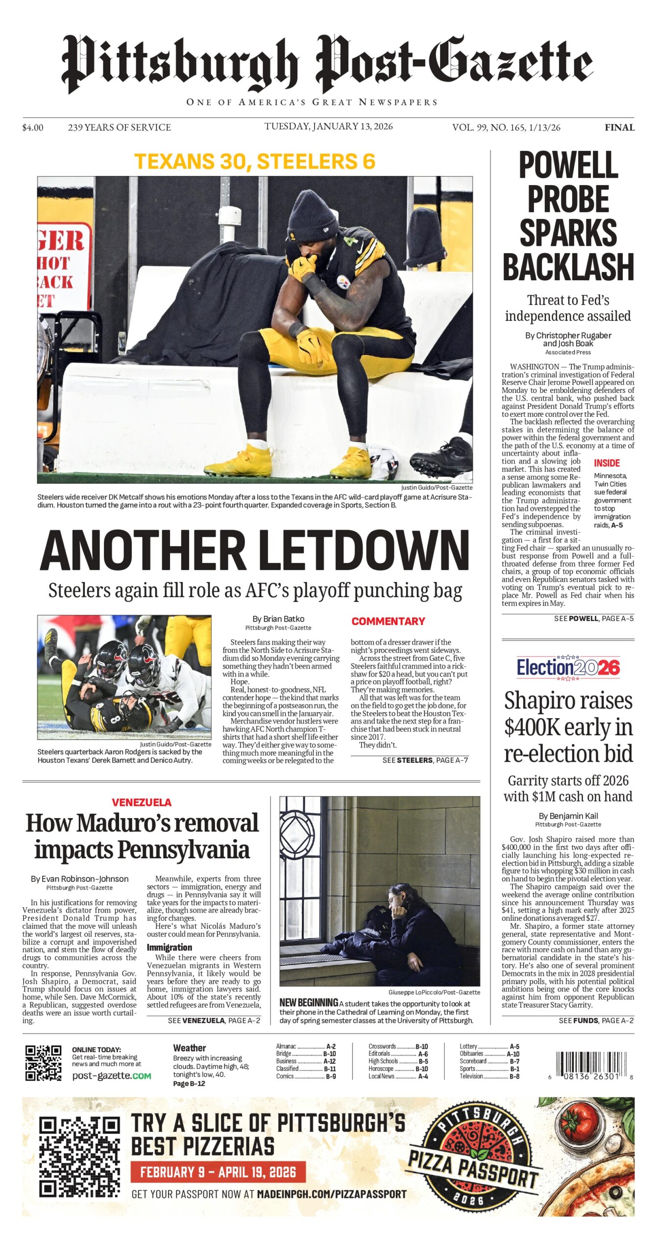 Pittsburgh Post-Gazette to Close, Leaving Employees with Scant Job Security   