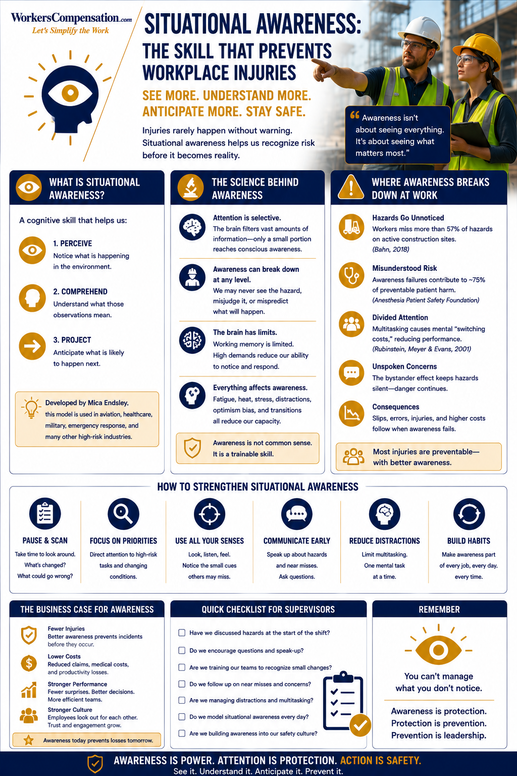 Situational Awareness: The Skill that Prevents Workplace Injuries  