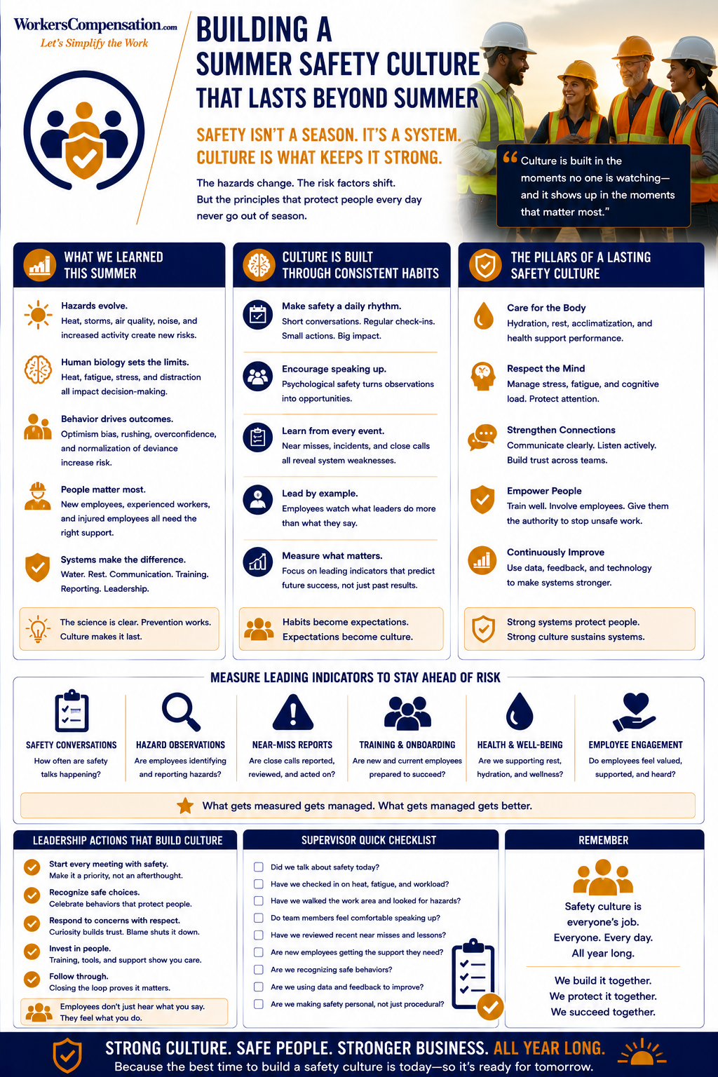 Building a Summer Safety Culture that Lasts Beyond Summer  