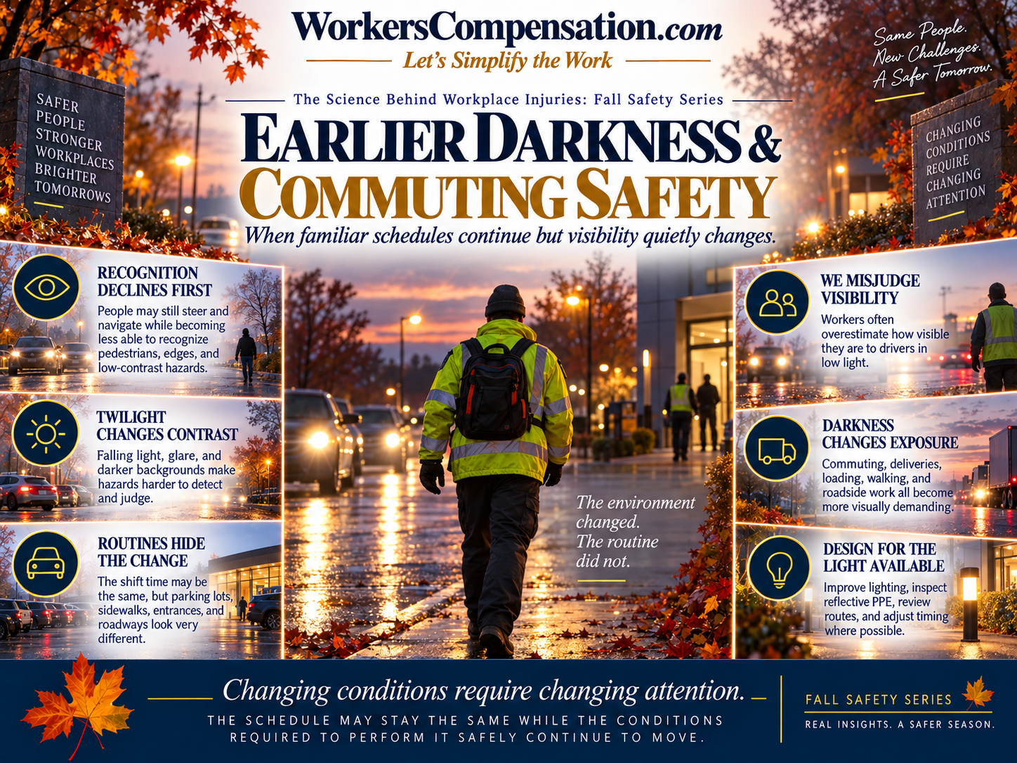 Earlier Darkness & Commuting Safety  