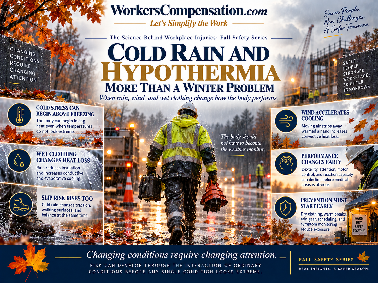 Cold Rain and Hypothermia: More than a Winter Problem  