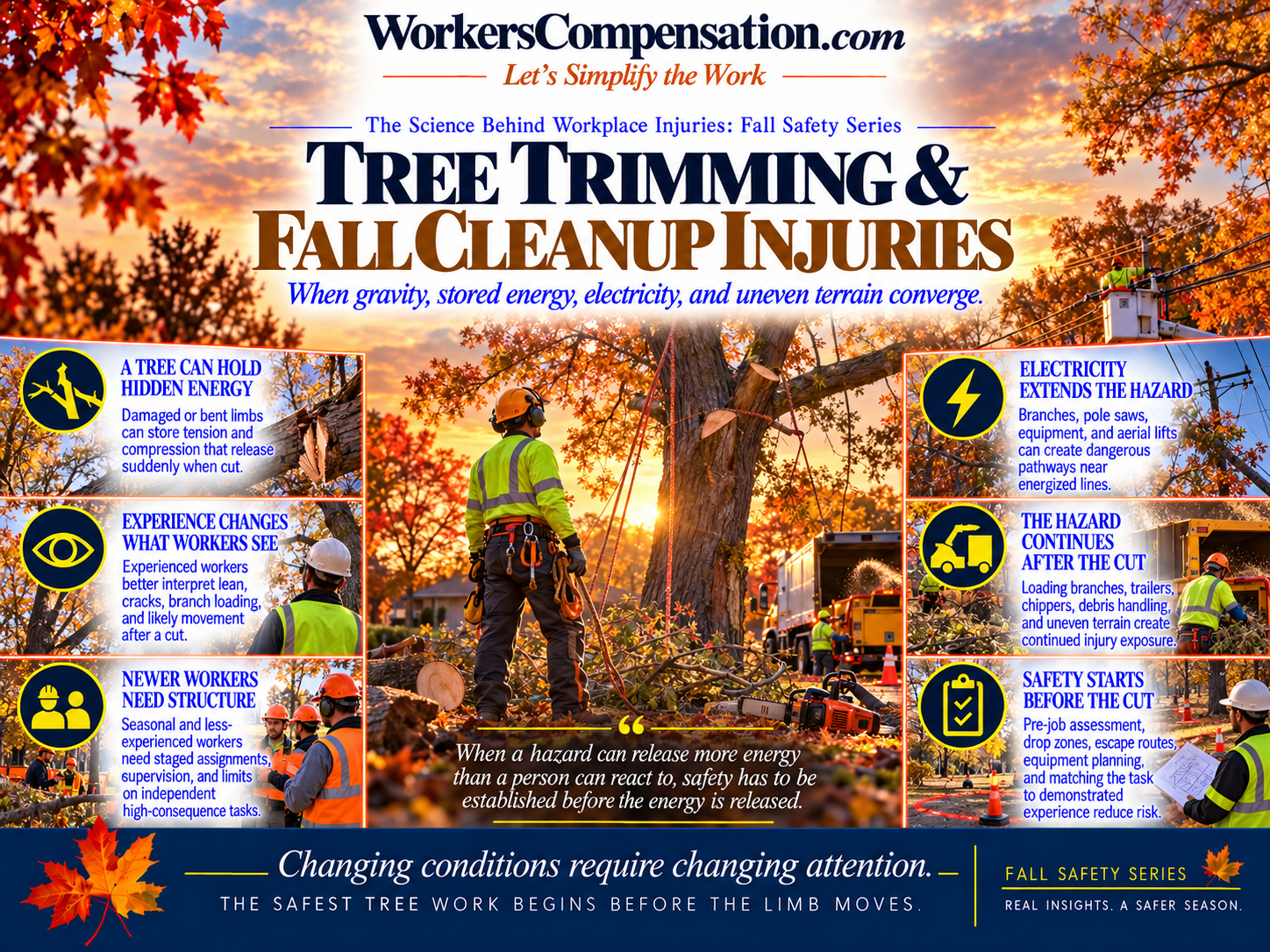 Tree Trimming and Fall Cleanup Injuries  