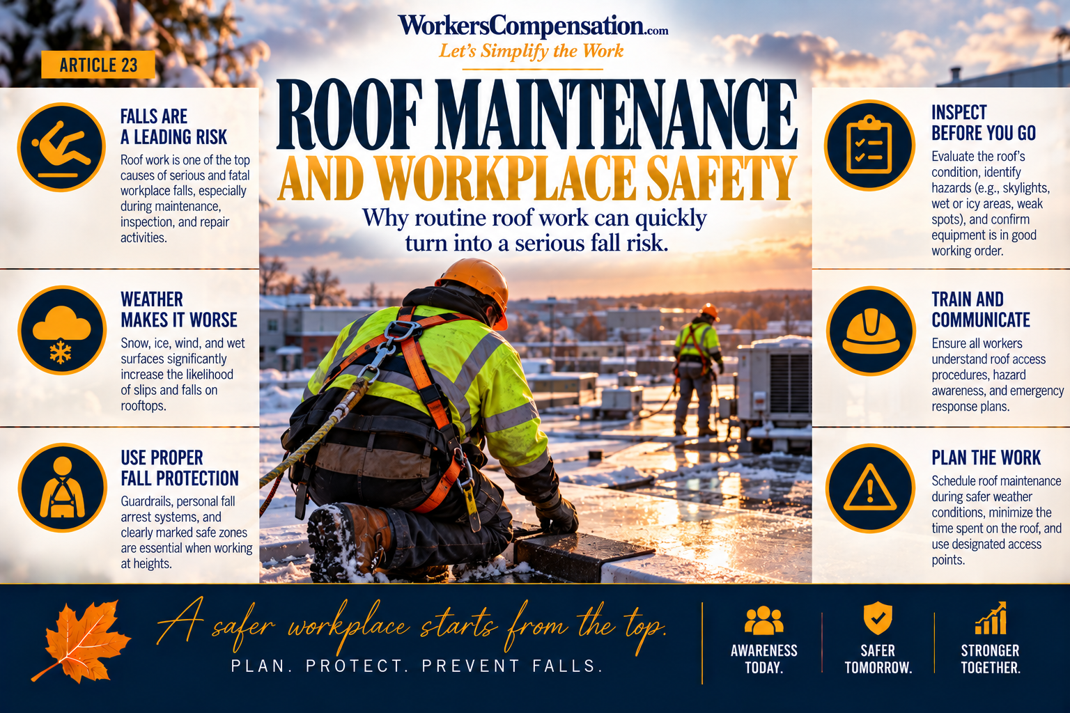 Roof Maintenance Before Snow  